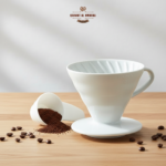 هاريو قمع الترشيح V60 02 - سيراميك أبيض