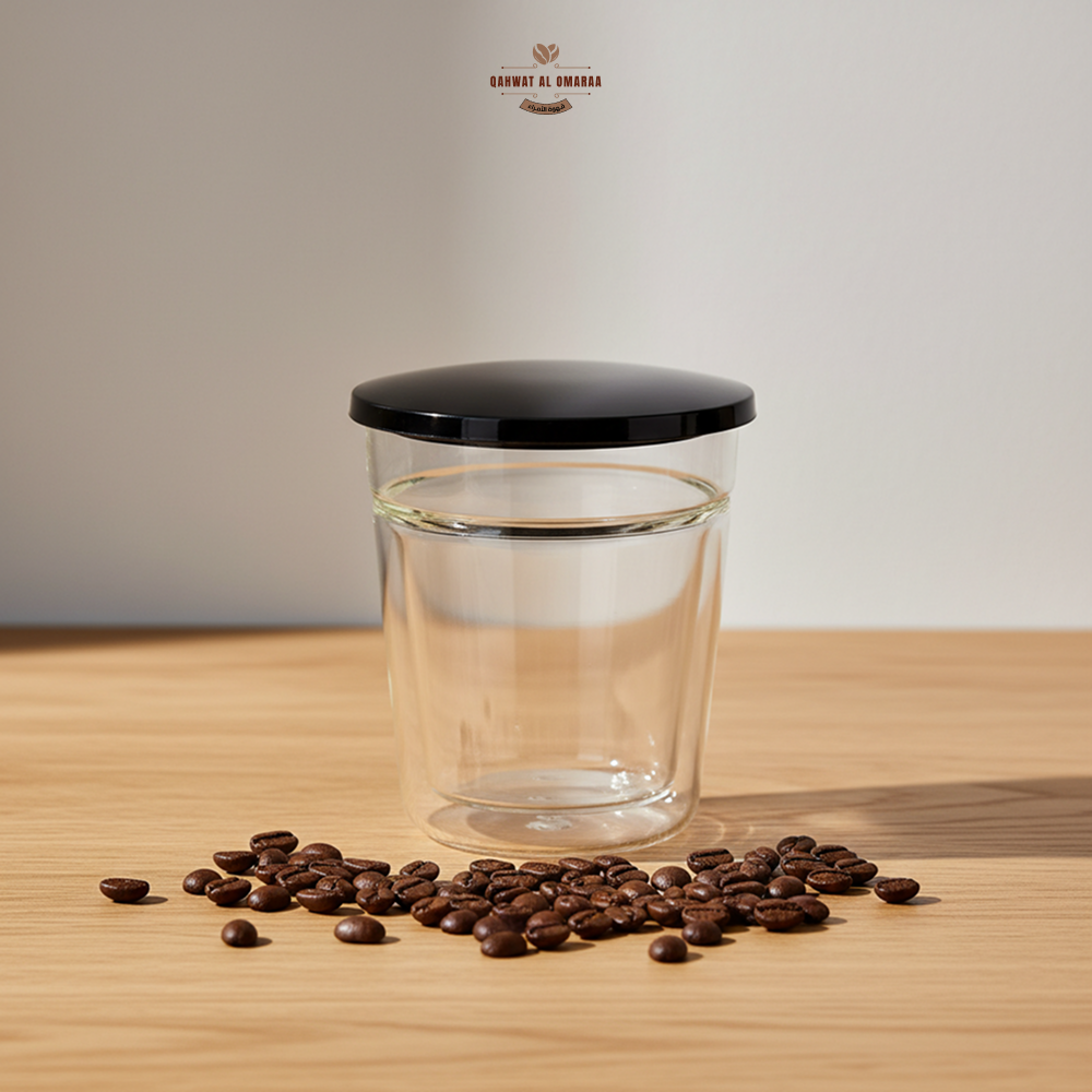 Frame 46 كوب زجاج مع غطاء من هاريو - اصدار هيريزاكي - الصورة 1