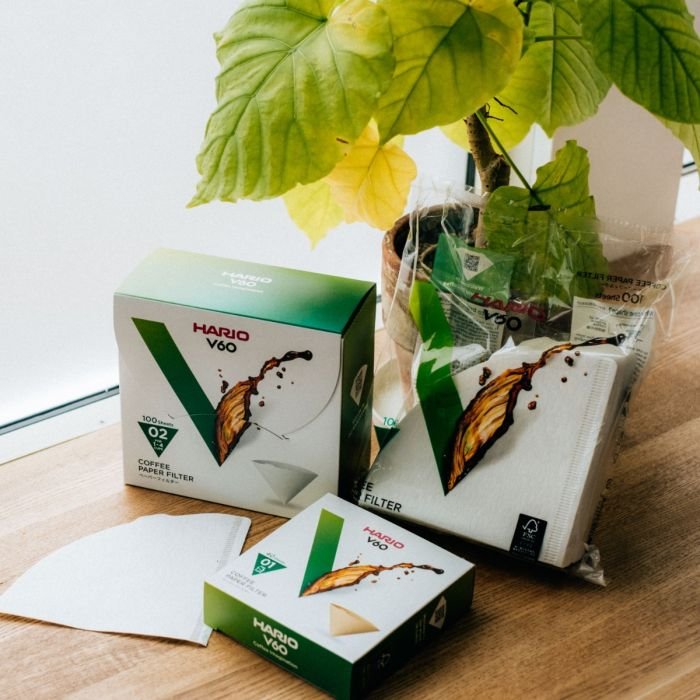 taru8904_1__1 (3) هاريو فلاتر 01 ورقية بيضاء 100 حبة V60 - الصورة 1